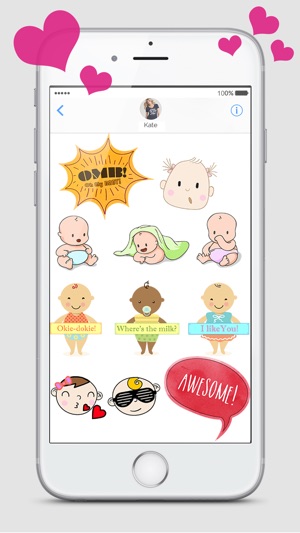 Babies - Baby Emojis & Milestone Stickers(圖1)-速報App