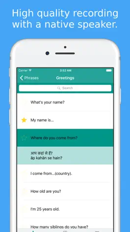 Game screenshot Simply Learn To Speak Hindi - Phrasebook For India apk