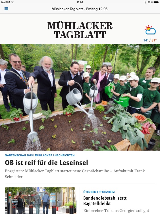 Mühlacker Tagblatt Nachrichten