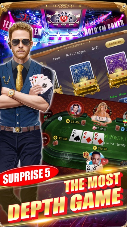 Surprise Poker-Texas Hold'em Poker & Casino Game screenshot-4