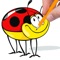 Free Ladybug Coloring Book Game Educational