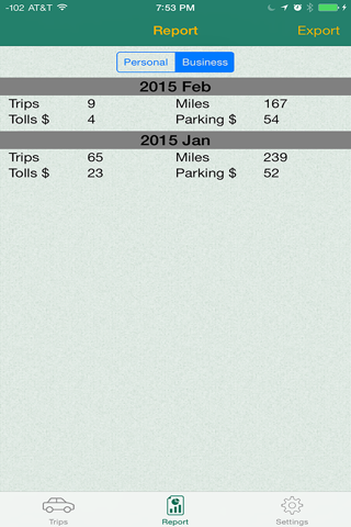 Mile Tracker & mileage logger screenshot 2