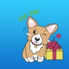 Lovely Chubby Corgi Dog Sticker