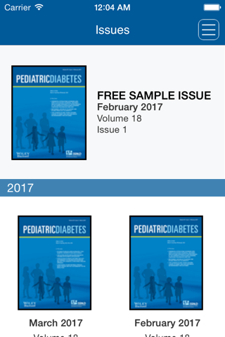 Pediatric Diabetes - náhled