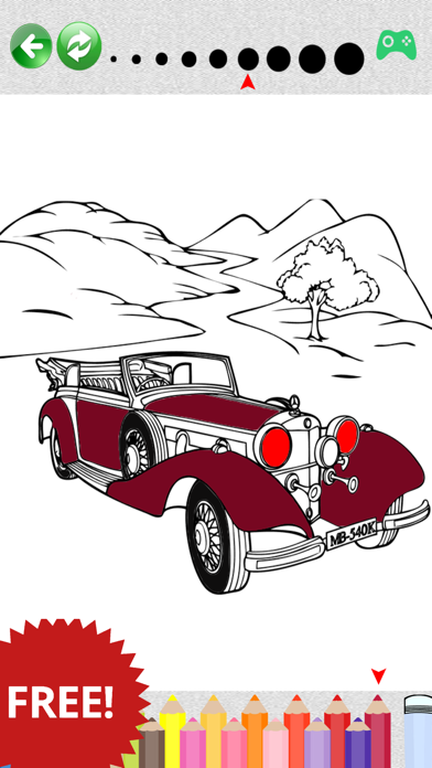 How to cancel & delete Supercars coloring page For kids from iphone & ipad 2
