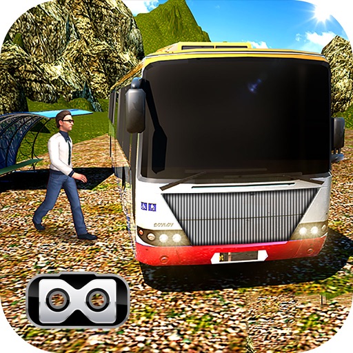 VR Offroad Bus Drive : Care-Fully Parking Game-s Icon