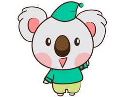 Kuruu, the cute little koala for iMessage Sticker