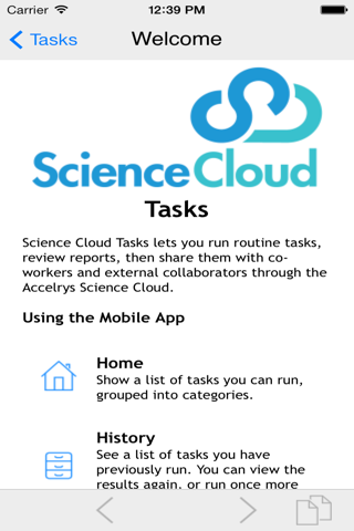 ScienceCloud Tasks screenshot 2