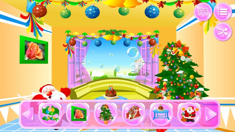 Christmas House Decoration - Free Girly Games