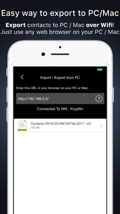 Super Backup : Contacts Screenshot 3