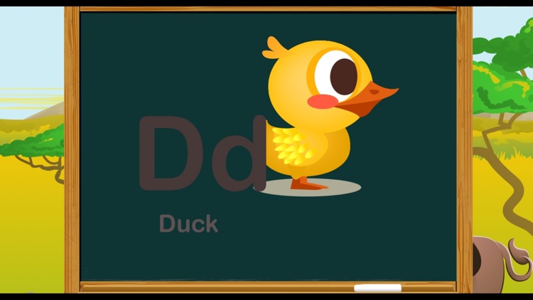 ABCD Animal Vocabulary Learning Preschool