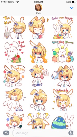 Little Miss Usagi stickers(圖4)-速報App