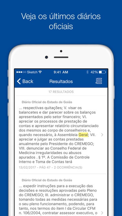 How to cancel & delete ABC - DIÁRIO OFICIAL DO ESTADO DE GOIÁS from iphone & ipad 2
