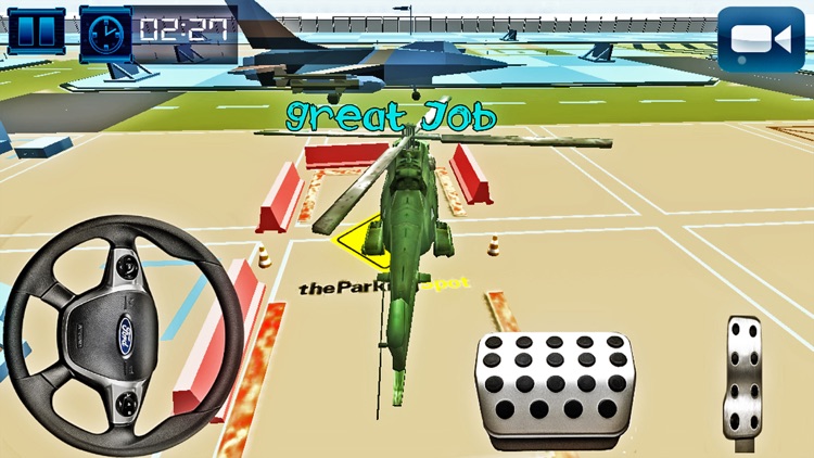 Helicopter Parking Simulation Game 2017 screenshot-4