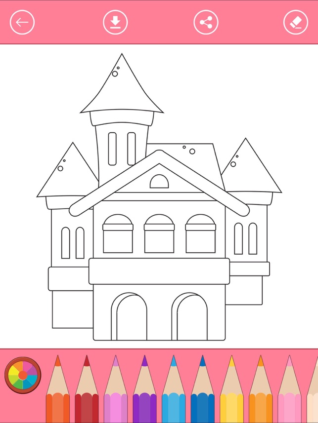 barbie castle coloring pages