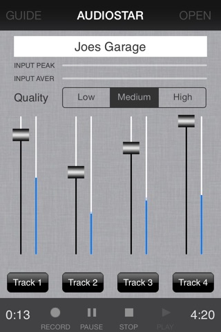 Audiostar Multitrack Mixer screenshot 2