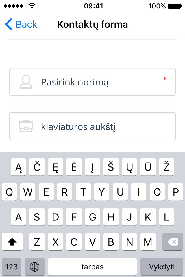 Lietuviška klaviatūra „Alt+Shift“ screenshot 2