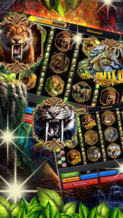 Royal Smilodon Slots: Carnivores Slot Machines Fun