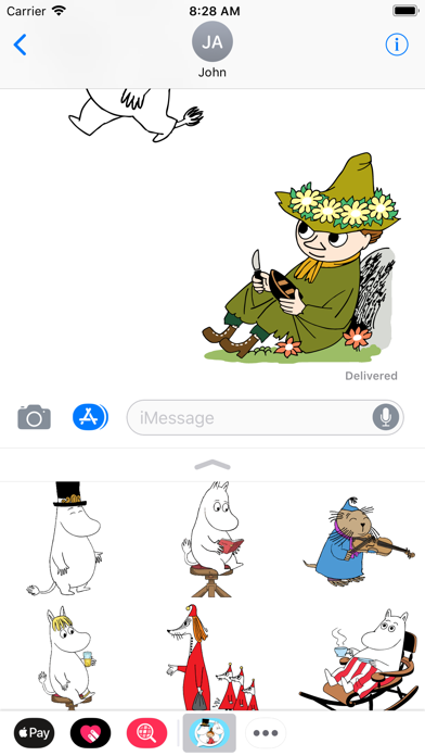 Moomin Sticker Appのおすすめ画像3