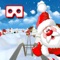 Travel through North Pole and enjoy a VR XMAS train ride with Santa and elfs