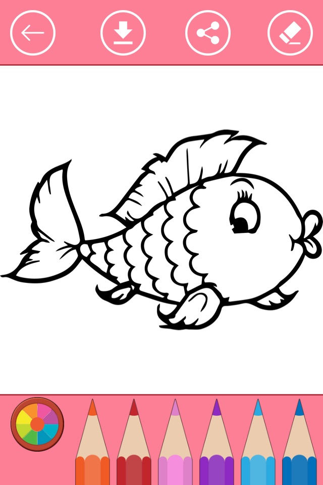 Fish Coloring Book: Color & Draw Sea Animals screenshot 4