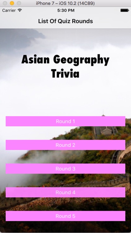 Asian Geography Trivia Quiz