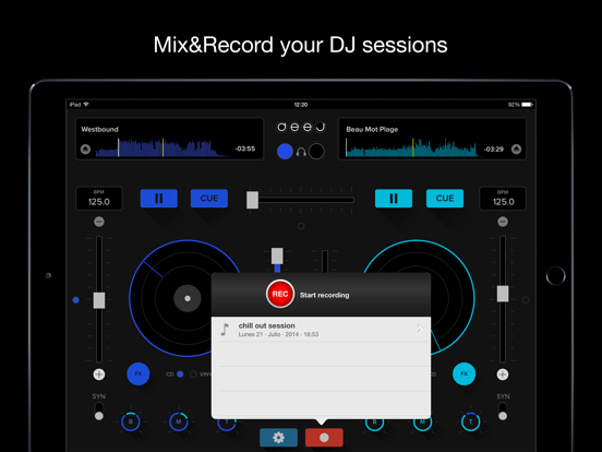 deej - DJ turntable. Mix, record & share your music screenshot