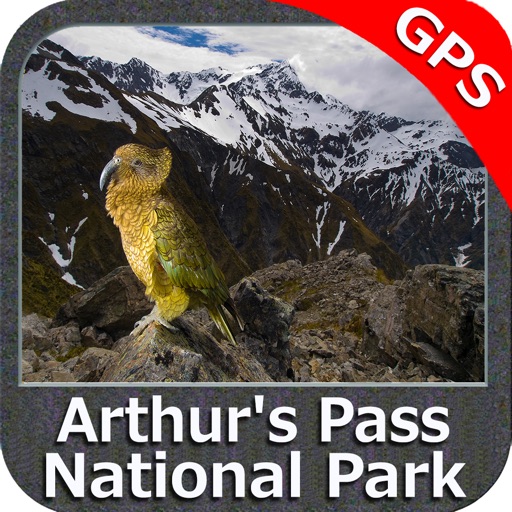 Arthurs Pass National Park GPS charts Navigator