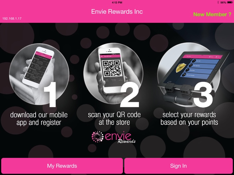 Envie Rewards Merchant Store App