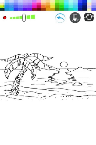 Coloring Books Draw Ocean - Sea for Kid Games screenshot 2