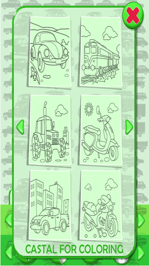 Vehicles Kids Coloring Book(圖2)-速報App