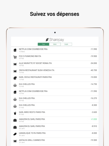 Sharepay app screenshot 2