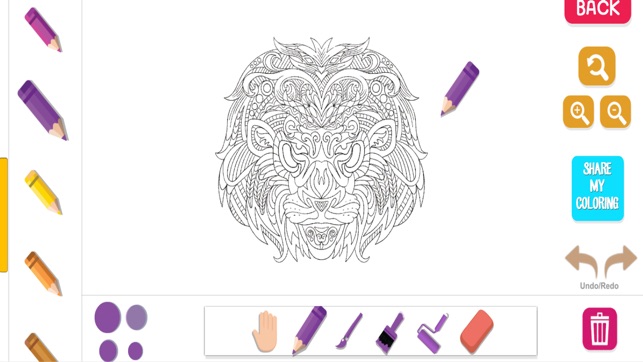 Animal Color Therapy Free Coloring Book for Adults(圖2)-速報App