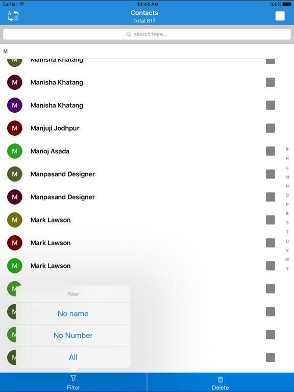 Delete Multiple Phone Contacts screenshot 2