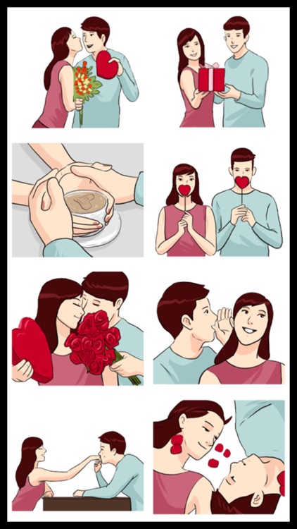 Lovers Couple 3 Stickers screenshot-3