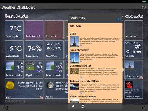 Weather Chalkboard - náhled