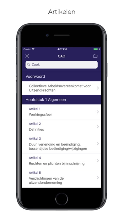 CAO voor Uitzendkrachten screenshot 3