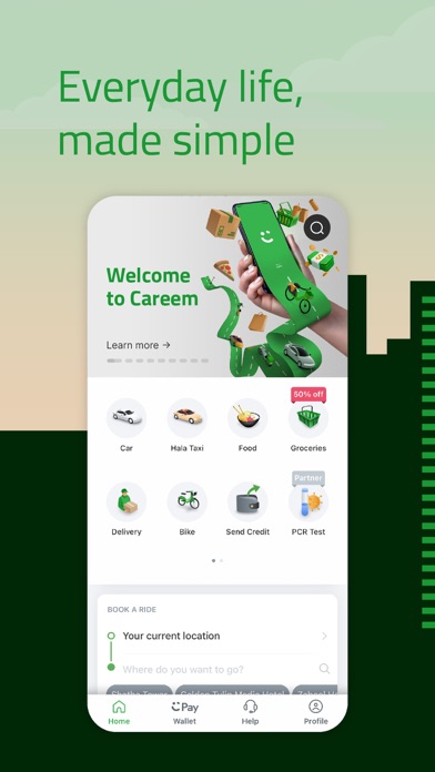 Careem - Ride, Delivery, Pay - Screenshot 1