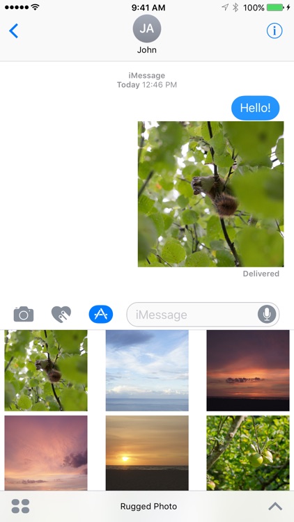 Rugged Photo - Nature Stickers for iMessage