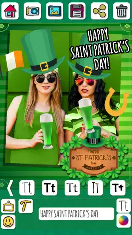 Game screenshot St. Patrick's Day photo editor – Frames & stickers apk