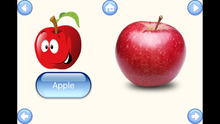 Fruit Words Baby Learning English Flash Cards