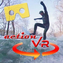 VR Extreme Ice River Surfing Virtual Reality 360