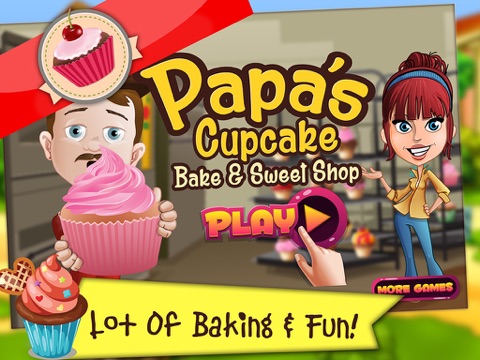 パパカップケーキメーカーベーカリーゲーム2017のおすすめ画像1