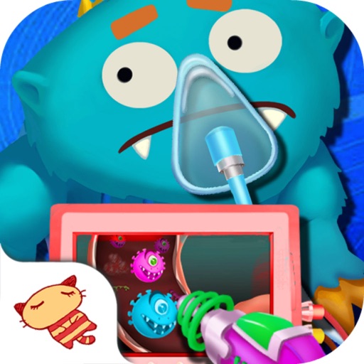 Cartoon Monster's Health Manager-Surgeon Center