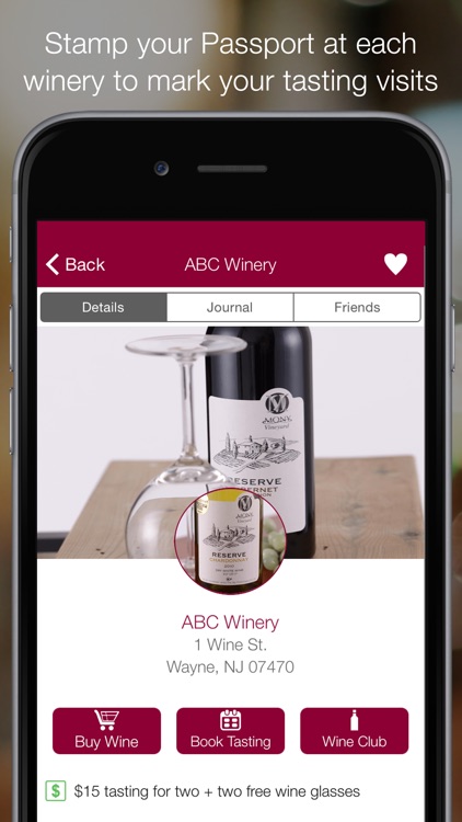 Winery Passport - Wine Guide