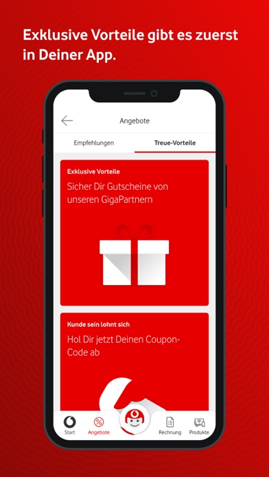MeinVodafone app screenshot 9 by Vodafone GmbH - appdatabase.net