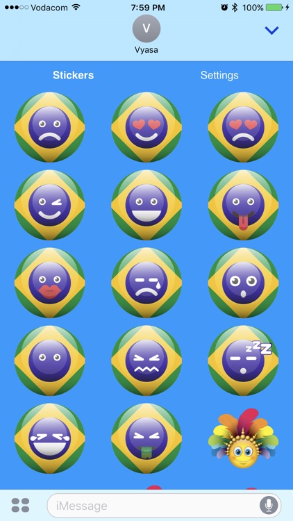 Brazil Emoji Stickers screenshot-4