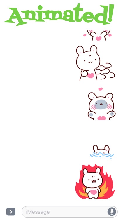 Sweetie Rabbit Love Animated