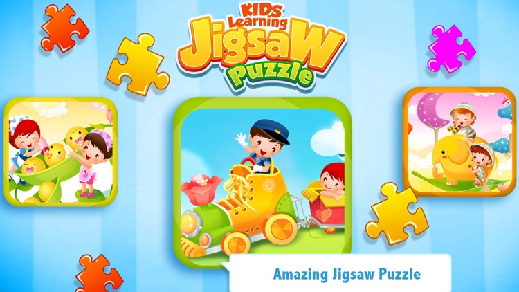 Kids Learning Jigsaw Puzzle