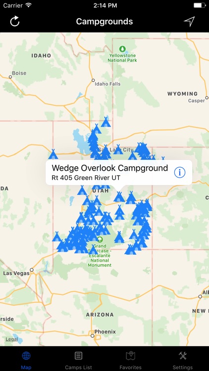 Utah – Campgrounds & RV Parks